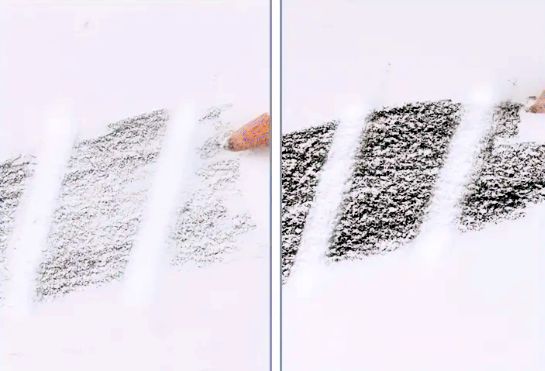 Gumování detailů - guma v tužce